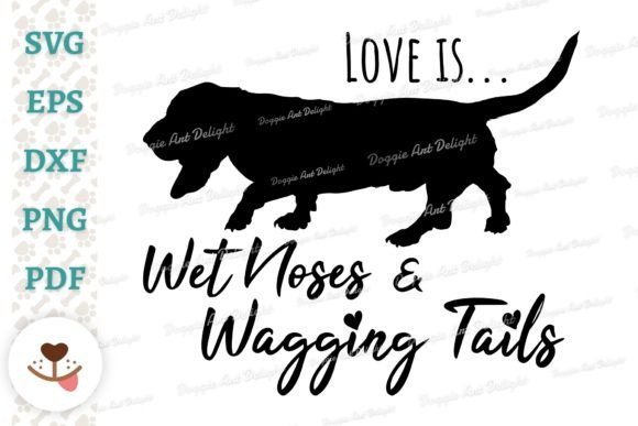 Basset Hound Dog Quote SVG PNG Cut File for Crafts and Graphics