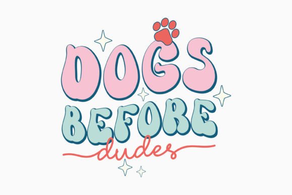 Funny Dog Quote SVG Design Retro for Crafts and Graphics