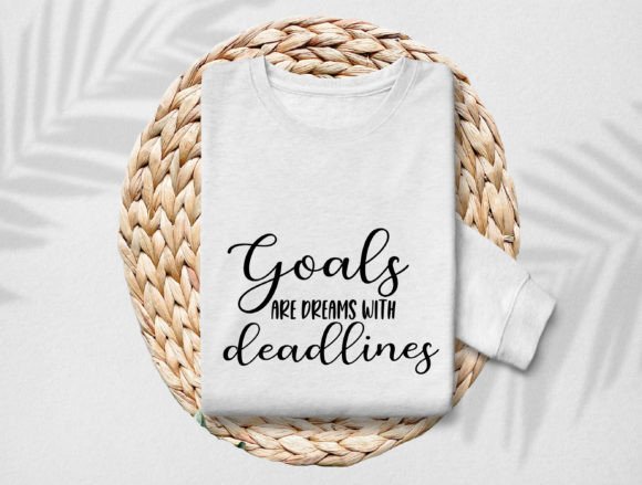 Goals Quote SVG – A Graphic Design Asset for Blogs and Crafts