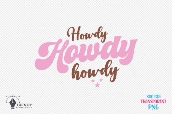 Howdy Western Cowboy Quote SVG Design for Crafts and Graphics