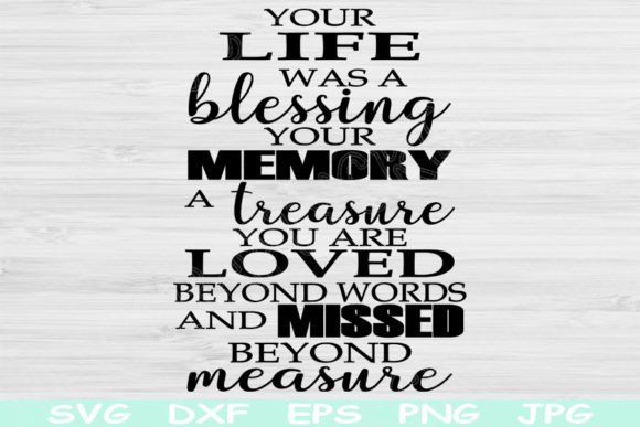 Memorial Svg Files for Crafts and Graphics