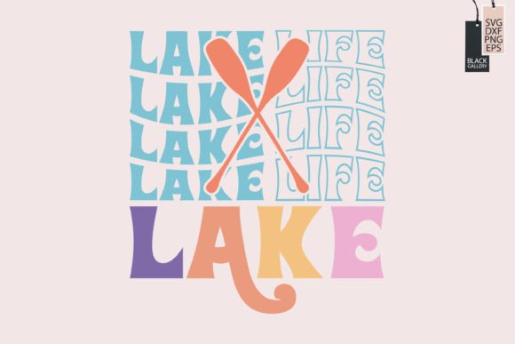 Summer Lake Quote SVG Design for Crafts and Graphics