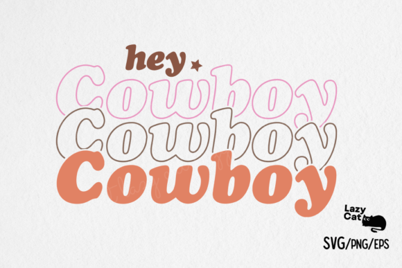 Western Cowboy Retro Quote SVG Design for Crafts and Graphics