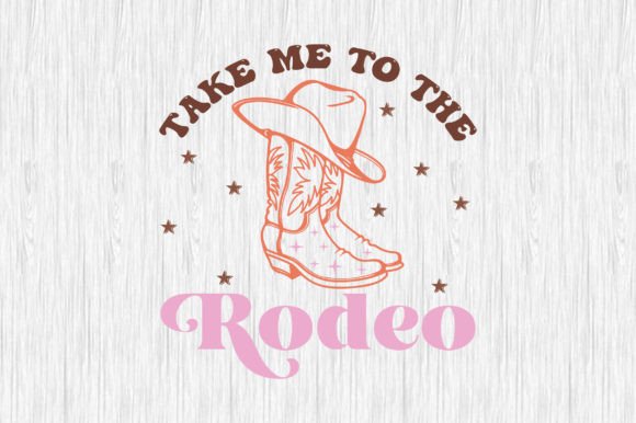 Western Rodeo Quote SVG Design for Crafts and Graphics